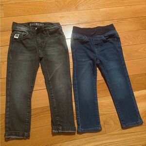 Bikkembergs Kids Gray jeans and Blue Jeans bundle